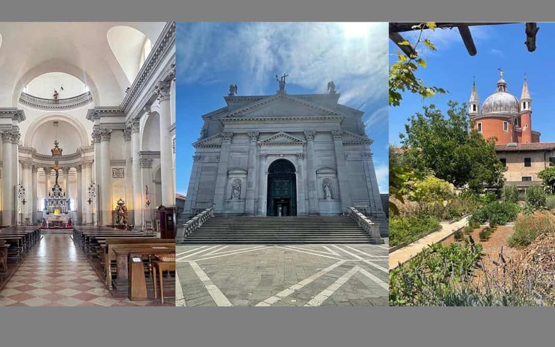 The Redentore Church and Restored Garden.
