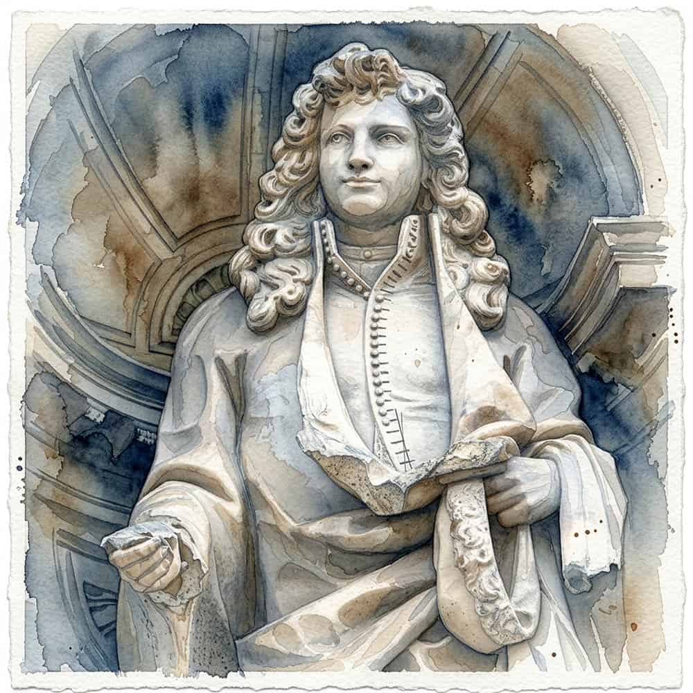 "The Faces of Venice". AI generated watercolour painting, by Ian Coulling FRPS
