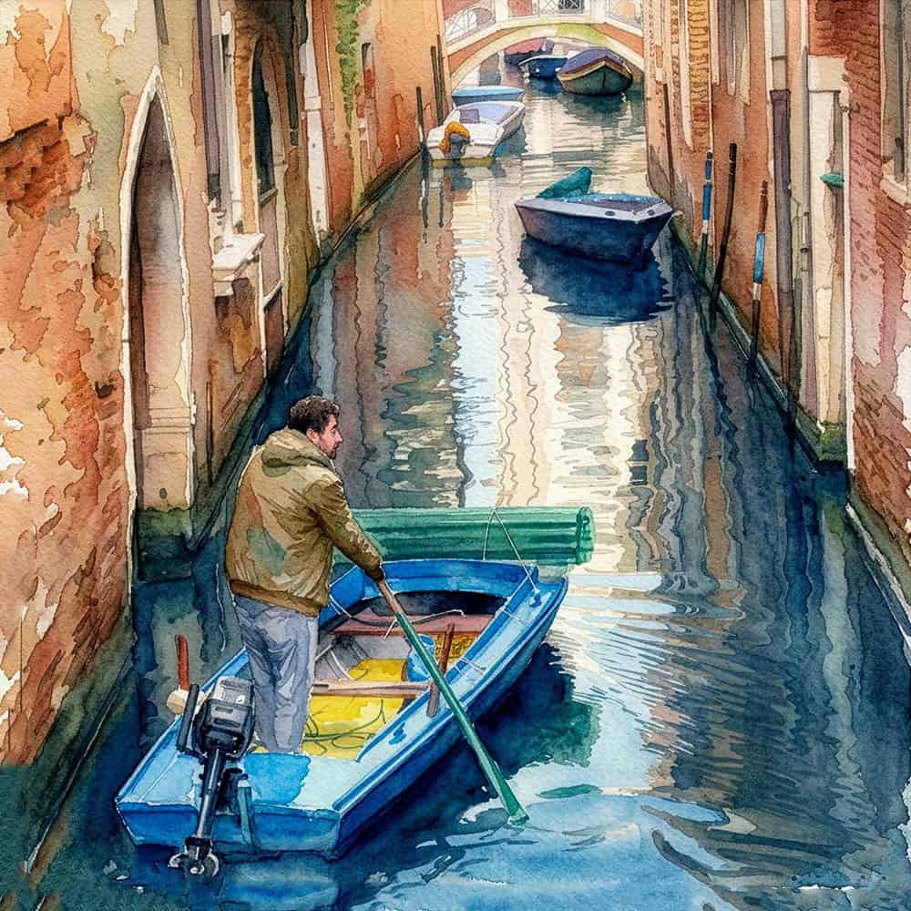 "The Backstreets of Venice" by Ian Coulling FRPS. Images of Venice website