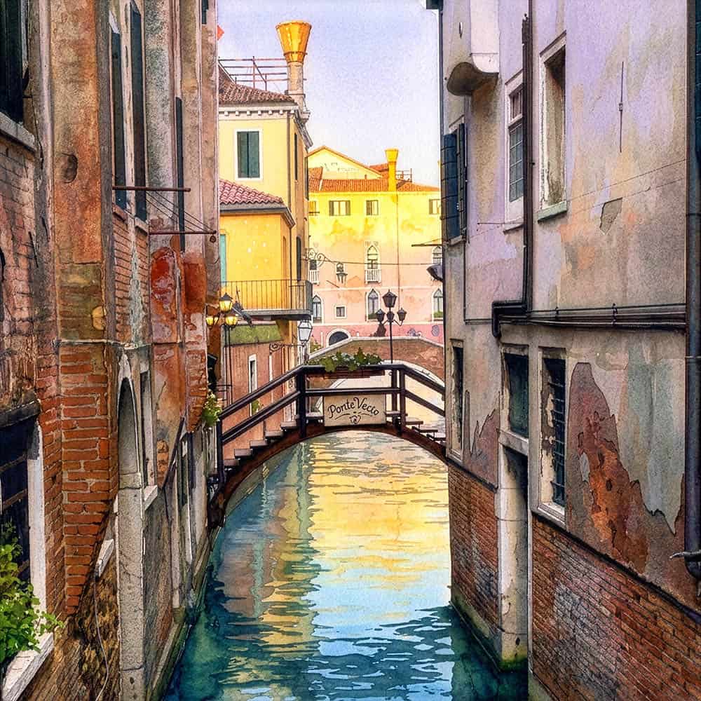 "The Backstreets of Venice" by Ian Coulling FRPS. Images of Venice website