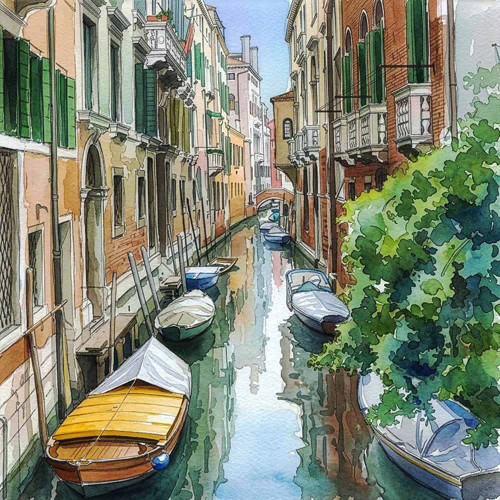 "The Backstreets of Venice" by Ian Coulling FRPS. Images of Venice website