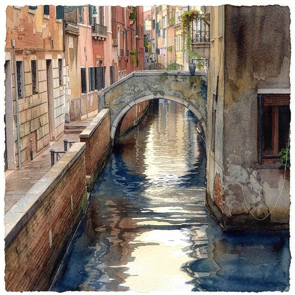 "The Backstreets of Venice" by Ian Coulling FRPS. Images of Venice website