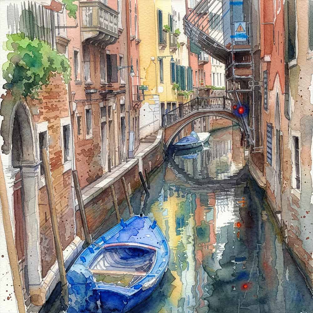 "The Backstreets of Venice" by Ian Coulling FRPS. Images of Venice website
