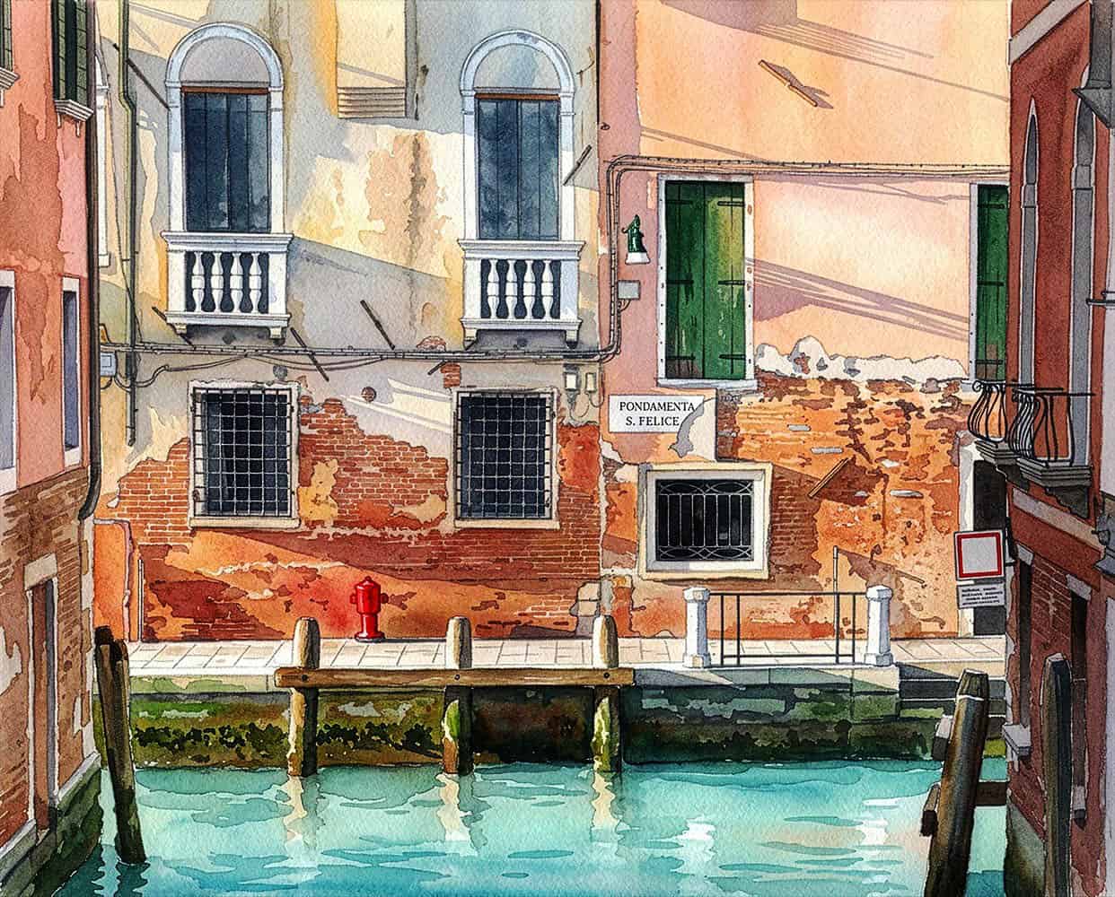 "The Backstreets of Venice" by Ian Coulling FRPS. Images of Venice website